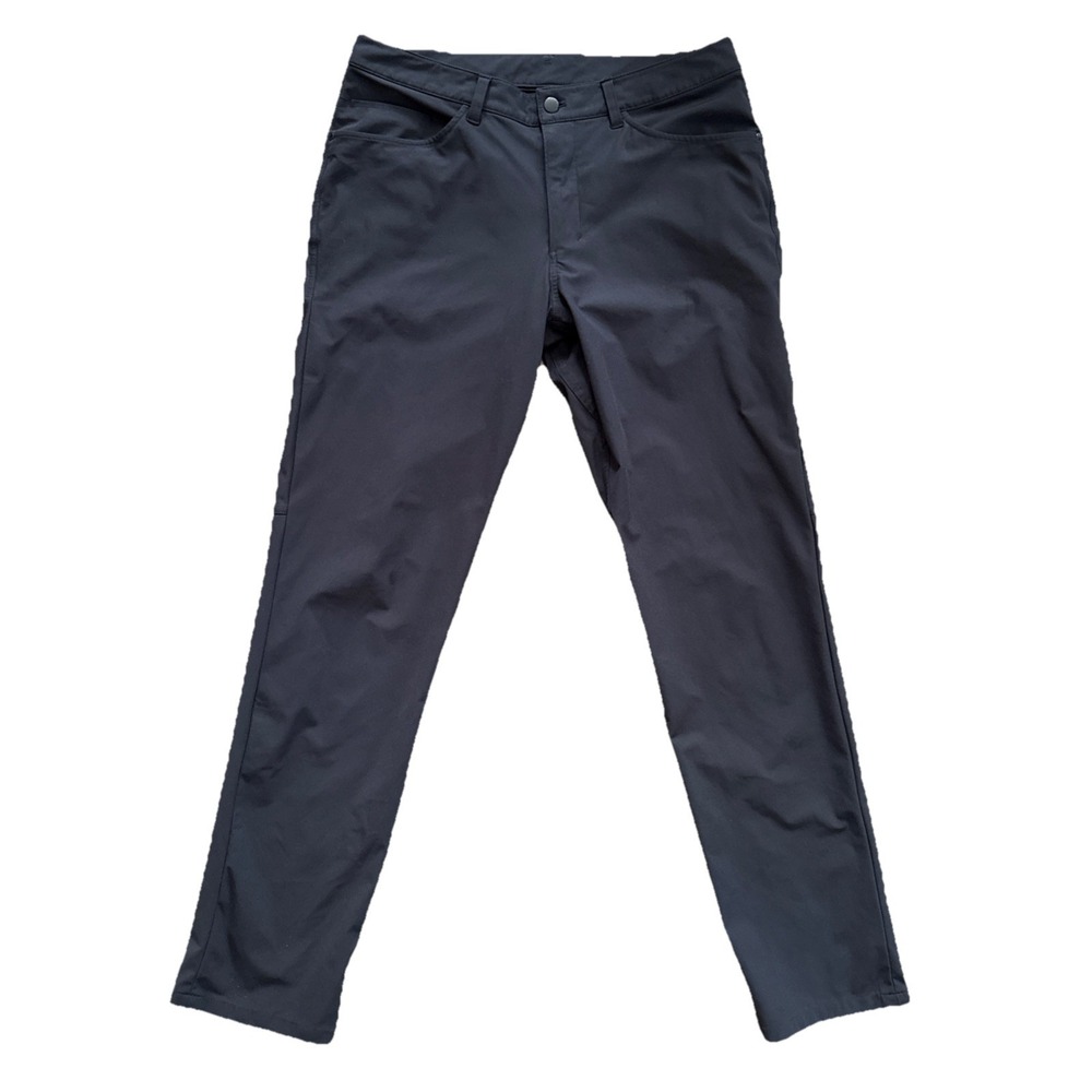 Lululemon Pants Men 34x33 Black ABC Slim Stretch Performance Chino Golf